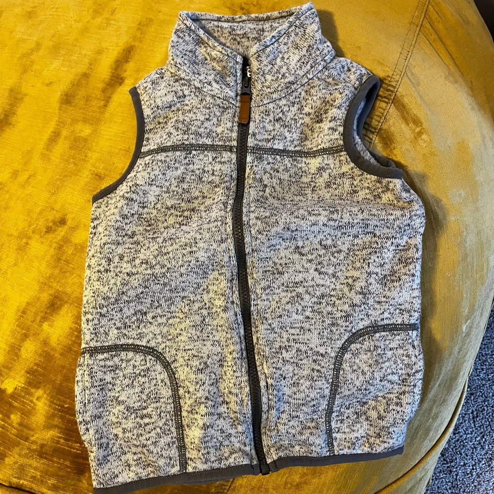 Carters kids zip up vest
